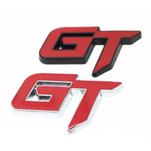 2x 3D Logo Car Sticker for Mustang Focus 2 3 Fiesta Ranger Mondeo Mk2 Red+Black & Red+Silver