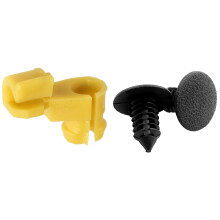30Pcs Plastic Car Fir Tree Clips Rivets Retainer & 10x Door Lock 5mm Rod Clip Driver Side Handle Retainer