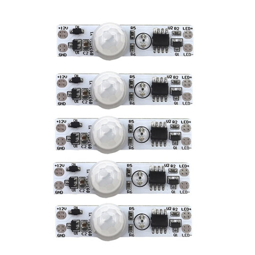 10PCS  5-24V 12V PIR Motion Sensor  Module Human Movement Sensor Detector Controller  Module 1