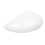 2 Pcs Left Right White Rearview Side View Mirror Replacement Cover Cap Case Shell 2