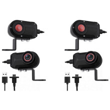 2X 2K HD WiFi Motorcycle Driving Dash Cam DVR Camcorder IP66 Waterproof Loop Recording Video Recorder Dash Cam