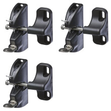 3X Double-Sided Automatic Locking Gate ,Key Lockable Fence Lock for Child & Pet Secure, Lock for Wood Metal Gates