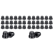 36 Piezas de Tapas de Purga de Freno, Tapas de Goma para el Vástago del Caliper, Tapas de Polvo, Cubiertas de Tornillos de Purga de Freno, Tapas de
