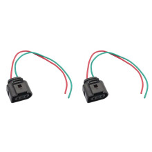 2X 1K0973202, 1K0-973-202 Coolant Tank Reservoir Connector for 2005-2011