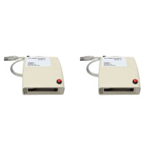 2X USB 2.0 to 68 Pin ATA PCMCIA Flash Disk Memory Card Reader Adapter Converter for Windows