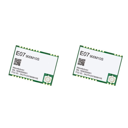 2X CC1101 Wireless RF Module 868Mhz 915Mhz Long Range E07-900M10S-V1.0 SPI Wireless Module for IoT Network Control