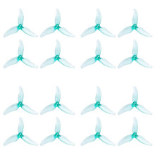 8 Pares 3630 Hélice de 3 Polegadas com 3 Pás para PC, Furo de 1,5 mm para Motor Sem Escova 2004KV RC FPV Drone Verde Pato