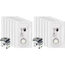 12 Pack 204308 CT /Midi -2/5 Filter Bags for CT , CT I, CT MIDI and CT MIDI I From 2019 Onwards