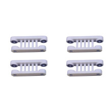 4 Pièces 20331 Pièces de Rechange pour Ponceuse Carrée Pneumatique, Plaque de Base Floquée pour Ponceuse Carrée de 3 Pouces
