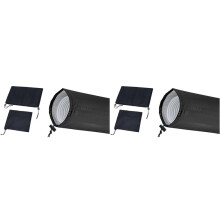 4X Manchon D'Isolation de Tuyau de Climatiseur Portable, Couverture Isolante en Aluminium Ă 4 Couches pour Tuyaux de 5 Pouce et 5,9 Pouce