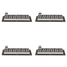 4X TM1637 6-Digit 0.56 Inch 7 Segments Digital Tube Clock Module White LED Display