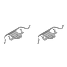 2X 34216758059 Clip de Resorte Antivibración para Pinza de Freno Trasera para E60 E61 E63 E64 E70 E71 F15 X5 X6