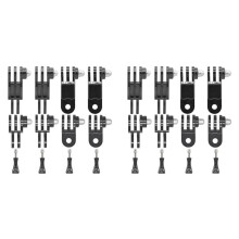 2 Set Adjustable Extension Arm Straight Joint Adapter Kit,Same and Vertical Direction Joints Connector for