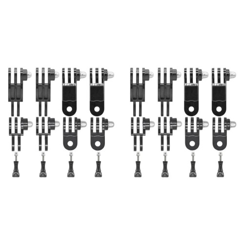 2 Set Adjustable Extension Arm Straight Joint Adapter Kit,Same and Vertical Direction Joints Connector for