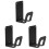 3X Universal EV Charger Cable Holder - Wall Mount Hook for Electric Vehicle Charging Stations, Black 2