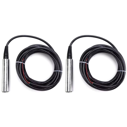 2X Level Sensor TL‑136 Liquid Level Transmitter Water Level Sensor Detector 24VDC 4‑20mA Output Liquid Level Transmitter