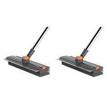 2X Brosse à Récurer pour , Raclette, Balai pour le Nettoyage, Brosse de Douche 3 en 1 pour Carrelage, Mur, Terrasse, Patio, Brosse de Rigide