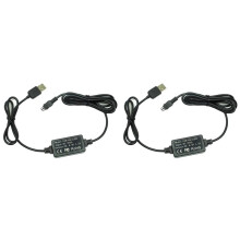 2X Cordon D'Alimentation USB pour Chargeur pour , Adaptateur Secteur AC-L200 pour Caméscope pour DV DCR-SX40/44 DCR-SR45/47 DCR-SX63/65/85
