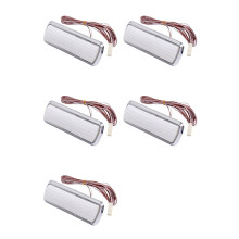 5X Pickup Truck Dome Light Lens Roof Lamp Cover Chrome Base Assy for Chevy Suburban JimmyBlazer C/K 10 20 30 1960-1972