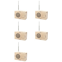 5X DIY FM Radio Model Wood Science Project Steam Model for Children Teens Birthday Gift