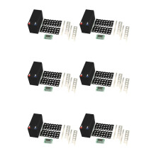 6X Boîtier de Rangement pour Batterie 12 V 7 Ah pour Batterie 18650 3 X 7 en Nickel avec Pièce de Boîte de Rangement avec Carte PCB Organisateur de