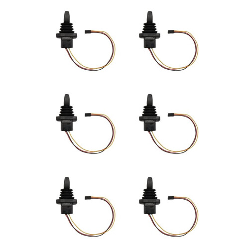 6X TS17 Enaxlig Joystick Rocker Engineering Equipment Controller Tillbehör för Hall