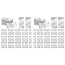 60 Pcs 304 Stainless Steel Metal Engraving Blanks for DIY Gifts, Dog Tags, and More
