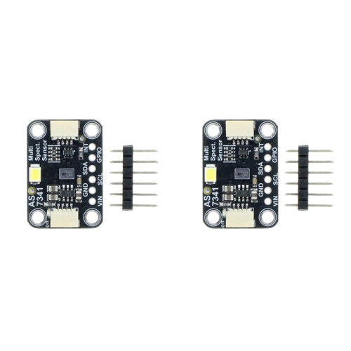 2X AS7341 11-CH Spectral Sensor Module Light Color Sensor Splitter Board Color Measurement Detection