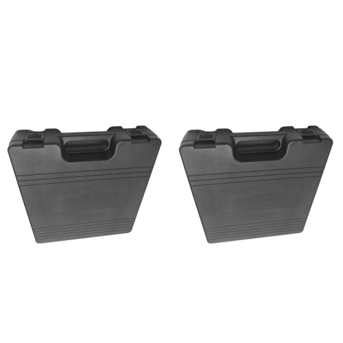 2X Microphone Plastic Box Wireless Microphone Accessories Storage Box Handheld Protective Box
