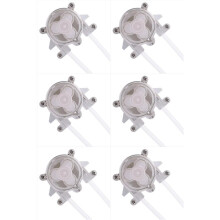 6X Micro-Peristaltic Pump 6V 9V 12V Small 500 Geared Motor Dosing Liquid Water Squeeze Reversible
