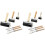 12 Pack Rubber Brayer Roller Kit,3 Sizes Rubber Rollers with 6 Scrapers 1
