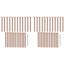 50Pcs Copper Nails for Tree Stumps 3.14 Inches Long Pure Copper Nails Bulk with Drill Bit to Remove Stump Nails for Tree
