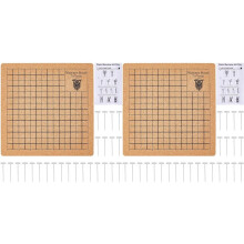 2 Set 7 X 7 Inch Macrame Cork Braiding Board and Pins Kit for Jewelry Making Measuring Threading Beginners DIY Art