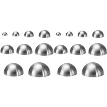 18X 9 Sizes Stainless Steel Half Round Pottery Molds,Ceramic Top Tool,Pottery Plate Tool for Making Pottery Bowls