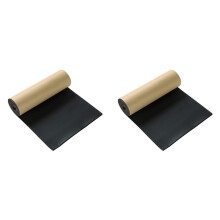 2X Sponge Neoprene with Adhesive Foam Rubber Sheet, 1/4in T X 12in W X 59in L, for Weatherproofing,Gasket Seals, Crafts