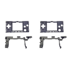 2X A0NB Game Boy Micro-Replacement Front and Rear Frame Shell, for GBM Game Console Stand for Portable Storage