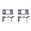 2X A0NB Game Boy Micro-Replacement Front and Rear Frame Shell, for  GBM Game Console Stand for Portable Storage 1