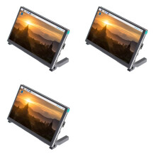 3 Set 7Inch Capacitive Touch Screen for Raspberry Pi 1024x600 IPS HD -Compatible Touch Screen Computer Secondary