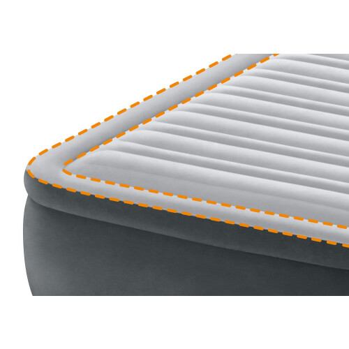 Matelas pneumatique double avec pompe, 236 x 152 cm 2