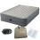 Matelas gonflable 203x152 cm avec pompe intégrée 2
