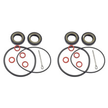2X 93101-17054 Outboard Lower Unit Prop Shaft Gearcase Oil Seal O- 93210-57M09 Pin for 2/4 Str 9.9 13.5 15