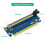 2X Placa Riser PCIE Placa Riser PCI-Express 3.0 16x, Placa Riser PCI Express 3.0 16X 90 Graus de Alta Velocidade para Servidor 2U 5