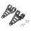 2 Set Motorcycle Accessories: 1 Set 41-43mm Headlight Brackets & 1 Pcs Headlight Base 7-Inch LED Headlight Shell Base 5