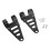 2 Set Motorcycle Accessories: 1 Set 41-43mm Headlight Brackets & 1 Pcs Headlight Base 7-Inch LED Headlight Shell Base 3