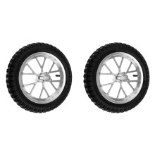 2X Motorcycle Rear Tire Assembly 12.5-2.75 Bike Scooter Motorcycle Rim Wheel Hub with Tires