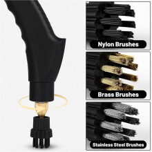54 Têtes de Brosse pour Nettoyeur Vapeur, Accessoires M8, Pièces de Rechange pour Nettoyeur Vapeur, Tête de Brosse de Nettoyage