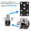2X Upgraded Bamboo Lab A1 Hotend Heating Assembly Kit for  A1, A1  3D Printer Hot End Heating Component 5