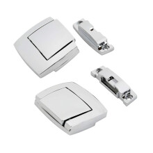 4X Tour Pack Pak Latches Chrome for Touring Street Electra Road Glide Ultra Classic FLHTCU FLHTC Limited FLHTK