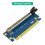 2X Placa Riser PCIE Placa Riser PCI-Express 3.0 16x, Placa Riser PCI Express 3.0 16X 90 Graus de Alta Velocidade para Servidor 2U 8