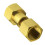 2X CGA-320 to CGA-580 Adapter, Carbon Dioxide Bottom to Argon Nitrogen Regulator Flowmeter Thread Converter 6
